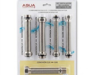 Kit conexiones flexibles Asua para caldera DS
